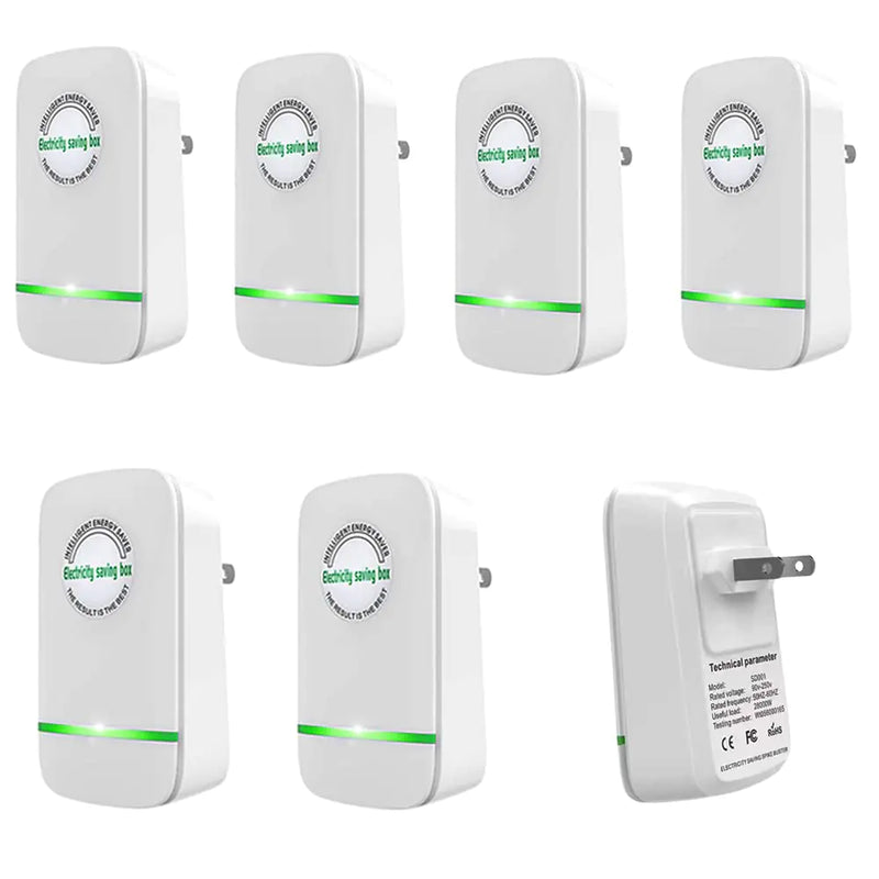 Oputemon Electricity Saver Box 2025 New Power Saving Energy Electricity Saving Device Smart Household Appliances Saver Office Power Esaver Watt Saving Box US Plug in 90V-250V 30KW (6PCS)