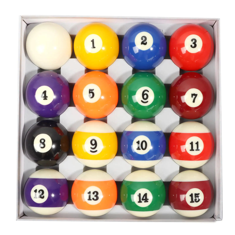 GSE Games & Sports Expert 2 1/4-Inch Professional Regulation Size Billiards Pool Balls Set Standard Set of 16 Pool Balls for Billiard Table Pool Table Accessories